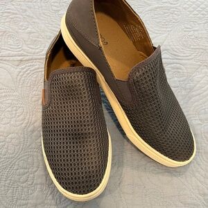 EUC Size 9W OLUKAI Pehuea Women's Slip On Sneakers, Casual Everyday Shoes